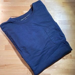 American eagle plain pocket tee
